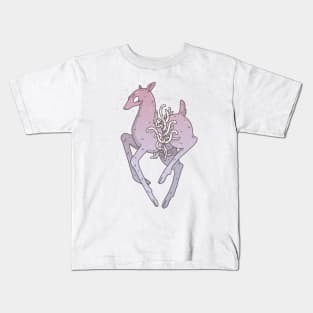 Purple deer Kids T-Shirt